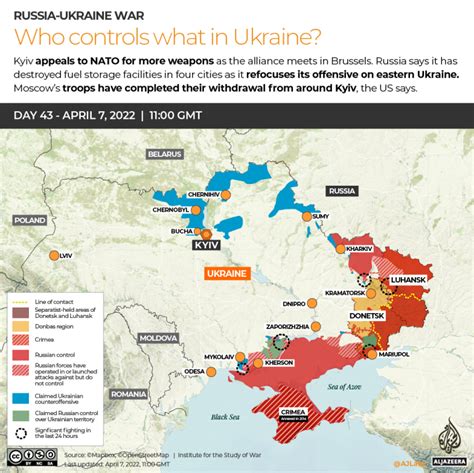 ukraine russian war map timeline
